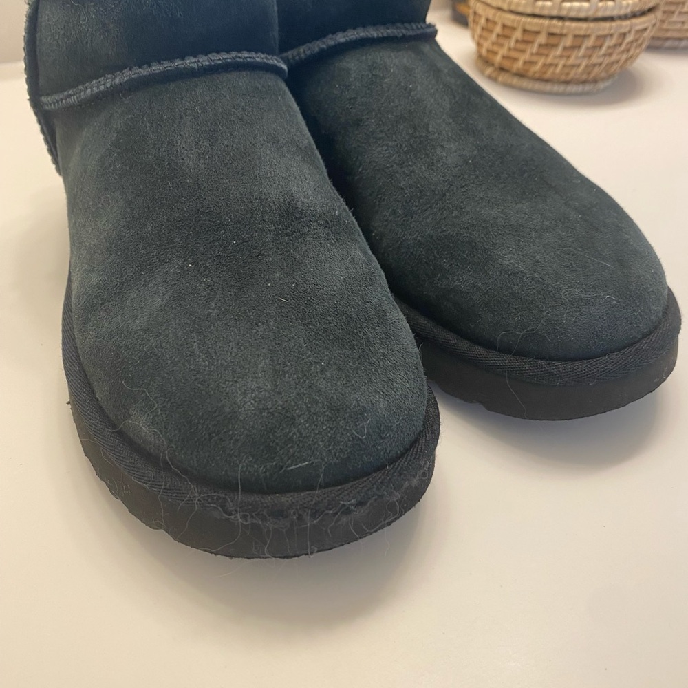 UGG Black Ultra Micro Classic Black Size 7 - Picture 2 of 9